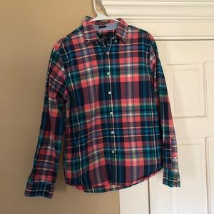 👀American Eagle Prep Fit Button Down